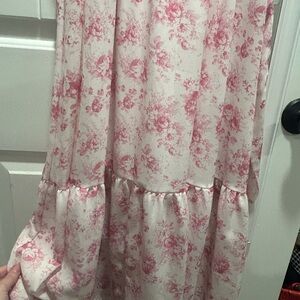 Altar'd State Pink Floral Maxi Dress